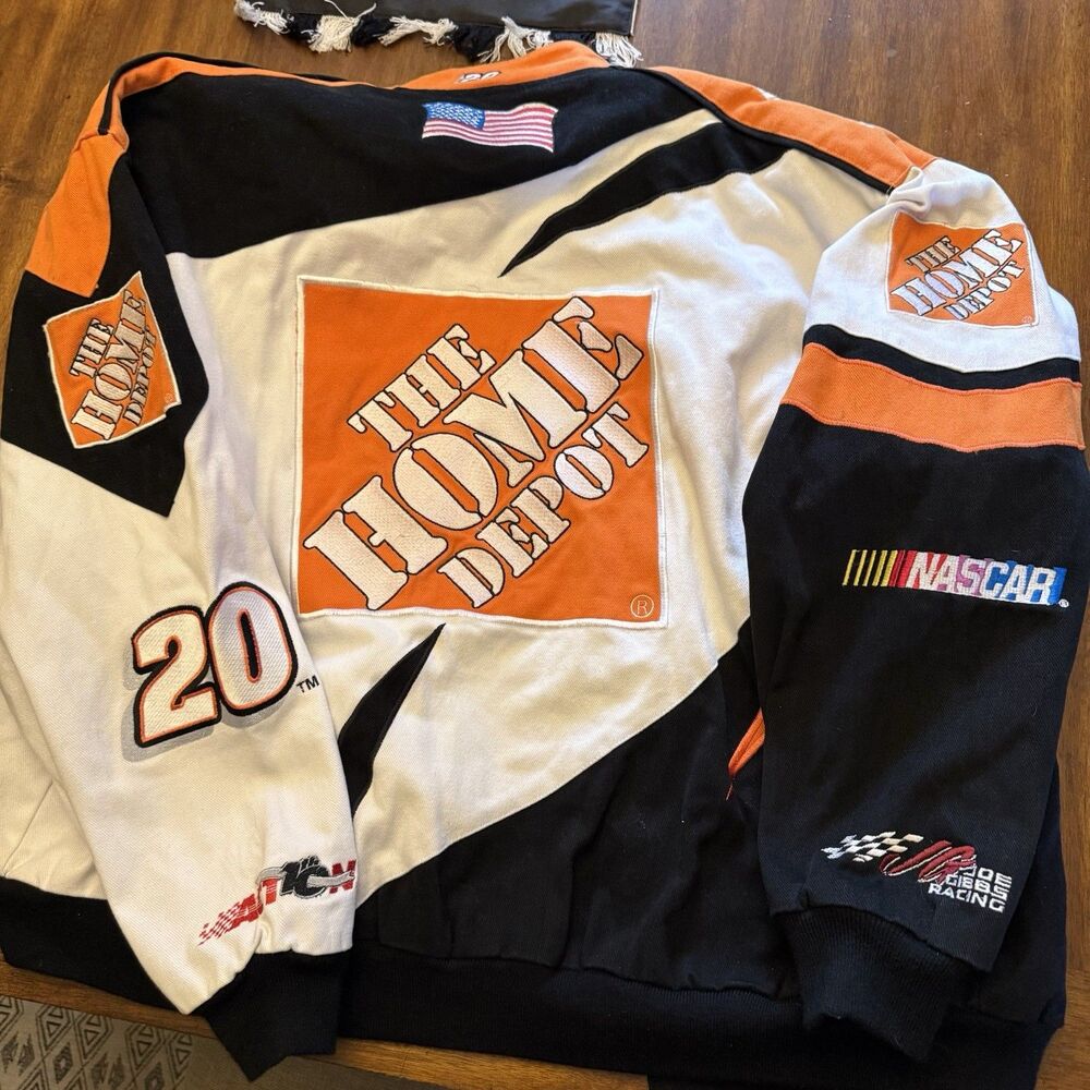 Tony Stewart 20 Home Depot NASCAR Winston Cup Jeff Hamilton Jacket 2XL